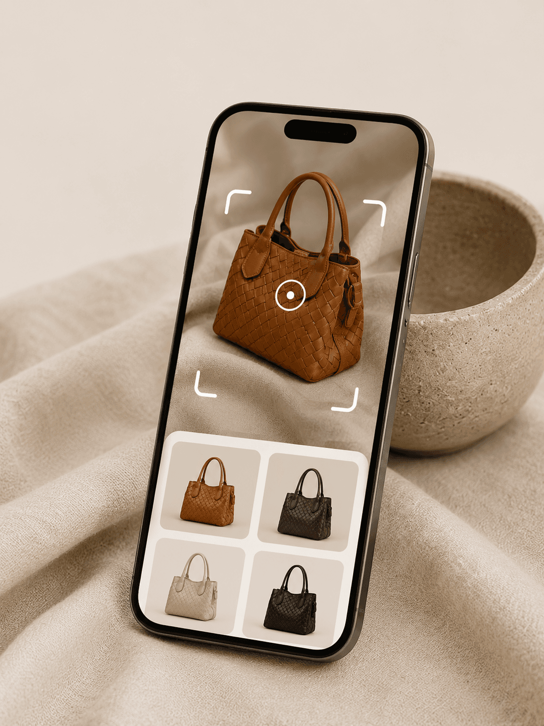 Multi-modal product search on a mobile device